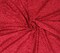 1 Yard Red Swirls Stretch Velvet Jacquard Luxurious Soft Stretch Fabric